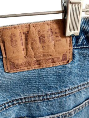 True Vintage Gitano Jeans 34/20W Short Tapered Denim Jeans 38x29 1990's Faded